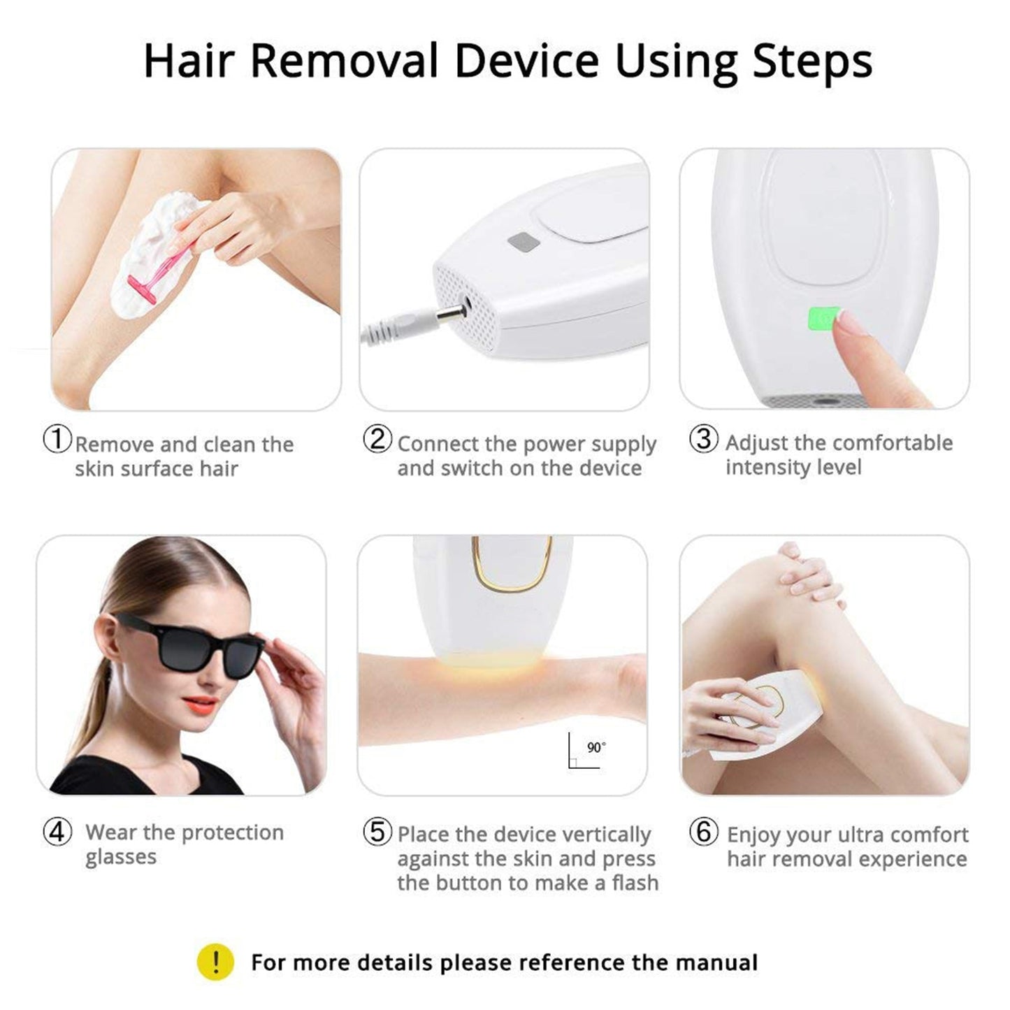 IPL Laser Hair Removal Handset