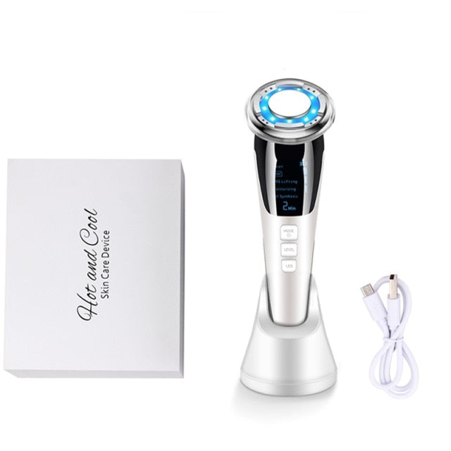 7in1 Radio Mesotherapy Lifting. Face Skin Wrinkle Remover.