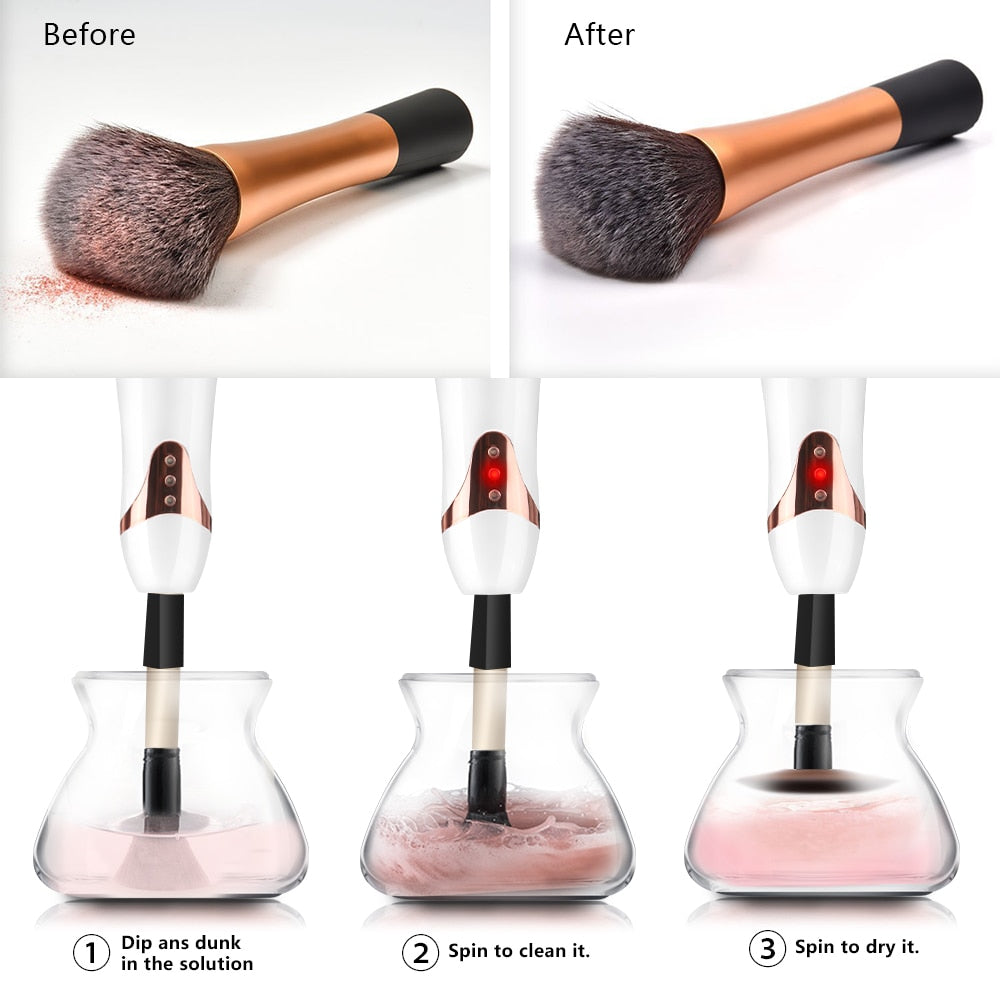 USB  Makeup Brush Cleaner