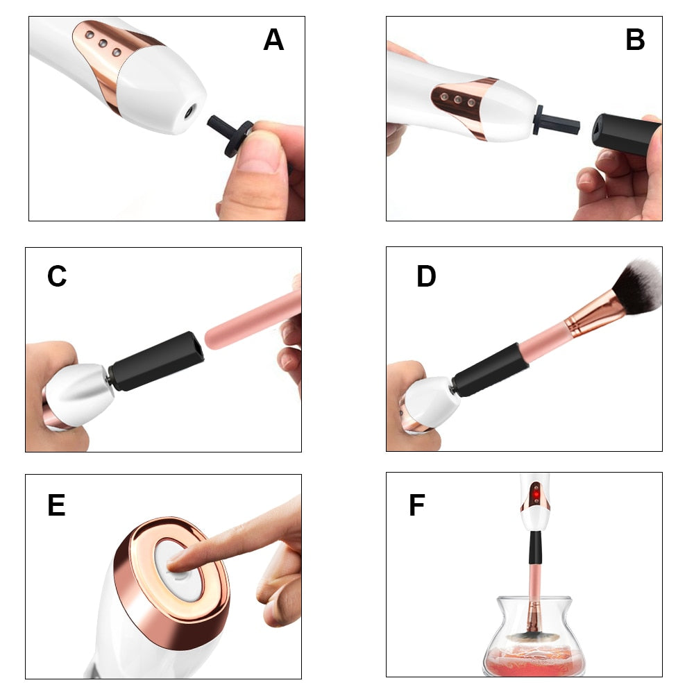 USB  Makeup Brush Cleaner